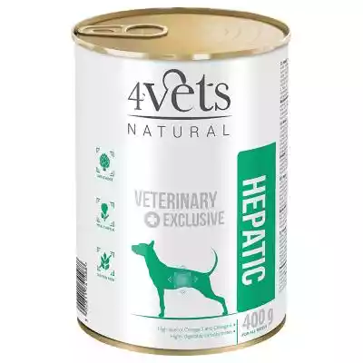 4Vets Natural Hepatic - 6 x 400 g Podobne : 4Vets Natural Weight Reduction - 24 x 400 g - 349287