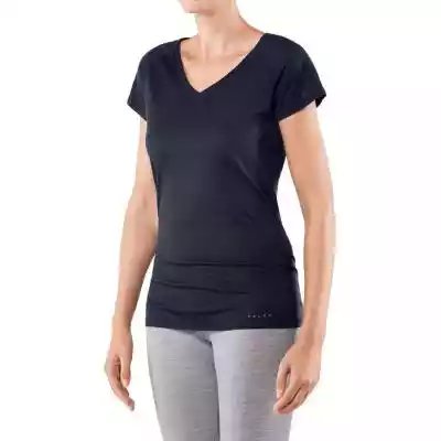 FALKE Kobiety Koszulka z krótkim rekawem Podobne : Grafitowa koszulka z krótkim rękawem i nadrukiem T-JOHN - 26907