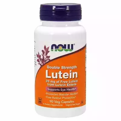 Now Foods Lutein Double Strength, 20 mg, Podobne : Lutein - Luteina W Kapsułkach - 90 kaps. - 6004
