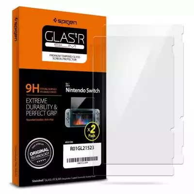 Szkło x2 Spigen Glas.tR Slim do Nintendo Allegro/Elektronika/Konsole i automaty/Nintendo Switch/Akcesoria