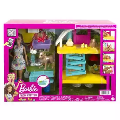 Mattel Lalka Barbie Farma radosnych kure Podobne : Barbie Zestaw klocków Malibu House - 866290