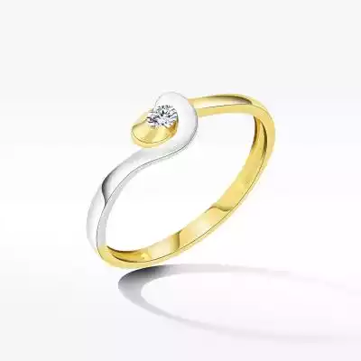 Pierścionek zaręczynowy z brylantem Podobne : Złoty pierścionek zaręczynowy z granatem - 290192