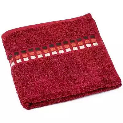 Ręcznik Darwin bordowy, 50 x 100 cm, 50  Tekstylia domowe/Tekstylia łazienkowe/Ręczniki