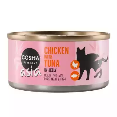Cosma Asia w galarecie, 6 x 170 g - Kurc Koty / Karma mokra dla kota / Cosma / Cosma Asia