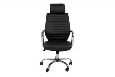 Fotel biurowy obrotowy czarny ARNOS Meble tapicerowane > Krzesła > Krzesła obrotowe