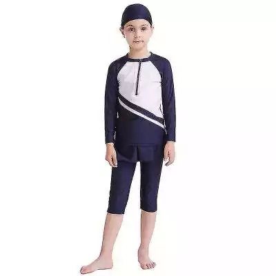 Dzieci Dziewczęta Muzułmański zestaw strojów kąpielowych Kostium kąpielowy Islamski skromny strój plażowy Burkini#!!#100% nowy i wysokiej jakości #!!#Materiał: Nyl...