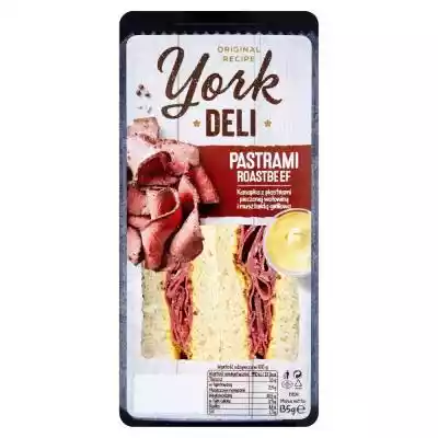 York Deli Kanapka z plastrami pieczonej  Podobne : York Deli Kanapka z szynką z indyka kiełbasą chorizo i serem maasdamer 160 g - 839577