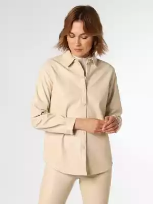 Prosta imitacja sztucznej skóry i elegancki wzór koszuli nadają wyrazisty wygląd uniwersalnemu modelowi overshirt marki Aygill's.