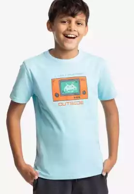 Niebieska KOSZULKA T-OUTSIDE JUNIOR Podobne : Niebieska koszulka dla chłopca, z motywem gry komputerowe L-GAME JUNIOR - 27048