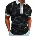 Mssugar Męska letnia koszulka polo z krótkim rękawem T-shirt Zip Collar Tee Casual Top C 2XL