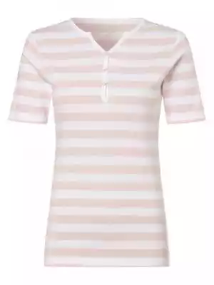 brookshire - T-shirt damski, biały|różow Kobiety>Odzież>Koszulki i topy>T-shirty