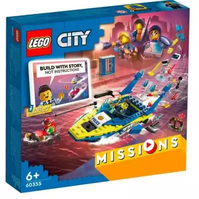 LEGO Klocki City 60355 Śledztwa wodnej p Podobne : LEGO City Samochód wyścigowy 60322 - 872012