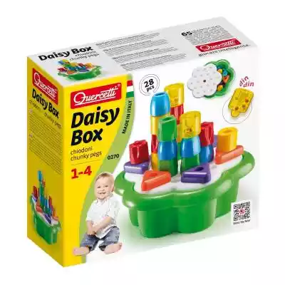 Quercetti Układanka Daisy box chunky peg Podobne : Pudełko śniadaniowe LEGO Classic Klocek Zielony 40231734 - 1414451