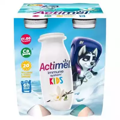 Danone - Actimel Kids wanilia Podobne : ACTIMEL Napój mleczny o smaku truskawkowym 4 x 100 g - 250438