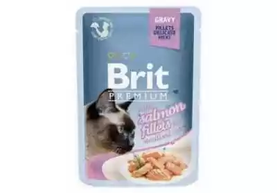 Brit Premium Cat Sasz. Steril Fillet Sal Podobne : BRIT Premium Cat Pouch Jelly Fillets Beef - mokra karma dla kota - 85g - 88439