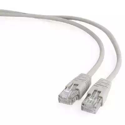 Kabel sieciowy w kolorze szarym firmy Gembird o długości 50 metrów. Kabel posiada izolację PVC. Kategoria: 5e. Ekranowanie kabla to UTP.