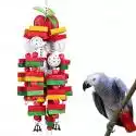 Xccedez Zabawka do żucia ptaków - dla fizycznego i psychicznego dobrego samopoczucia papug - skubanie skraca dziób - Przygotowanie utrzymuje pióra ...