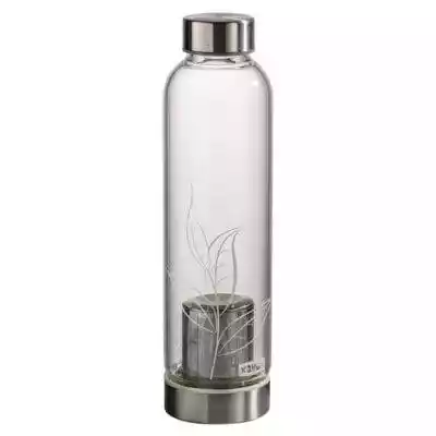Praktyczna szklana butelka marki Xavax o pojemności 500 ml z wbudowanym sitkiem na herbatę liściastą,  wodę smakową z owocami,  czy inne gorące i zimne napoje.