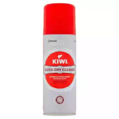         Kiwi                Kiwi Quick-Dry Cleaner Pianka czyszcząca w aerozolu skutecznie usuwa plamy z obuwia i materiałów takich jak: zamsz,  nubuk,  skóra,  tkaniny. Nawilża i umożliwia delikatnym materiałom przepuszczanie powietrza.}                    szybkie czyszczenie bez użycia w