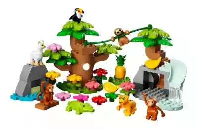 LEGO Duplo Dzikie zwierzęta Ameryki Południowej 10973Dzięki zestawowi LEGO® DUPLO® Dzikie zwierzęta Ameryki Południowej (10973) dzieci w wieku od dwóch lat mogą poszaleć w dżungli,  a rodzice mają okazję być świadkami ważnych etapów rozwoju swoich kochających zwierzęta przedszkolaków.Zwier