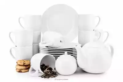 Zestaw herbaciany, 12os. (26 el) MUSCARI Podobne : Serwis herbaciany polska porcelana 12 elementów biały / platynowy wzór dla 6 os. GEOS PLATIN - 162397