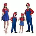 Halloween Kids Adult Unisex Super Mario Luigi Fancy Dress Costume Dziecko męski zielony M