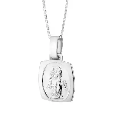 Medalik srebrny z aniołkiem Podobne : Srebrny medalik - Matka Boska Częstochowska - 130095