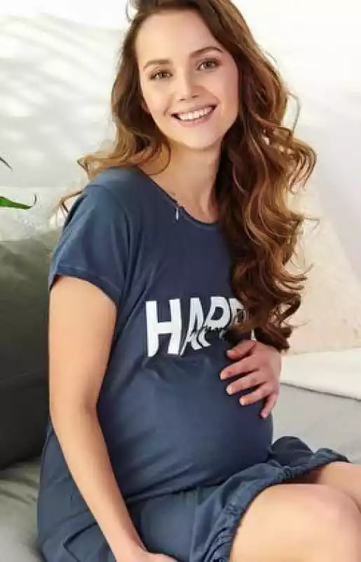 TCB.9504 Happy Mommy koszula dla kobiet w ciąży i do karmienia (ciemnoniebieski) Doctor Nap ceny i opinie