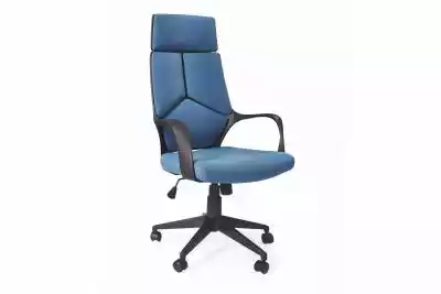 Fotel do biurka obrotowy niebieski FLAVO Podobne : Wygodny fotel do biurka obrotowy z ekoskóry czarny VIATI - 161313