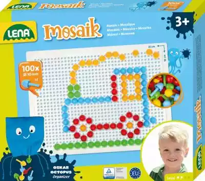 Lena Mozaika kolorowa 100 elementów Podobne : Lena Spychacz 21cm w pudełku - 268383
