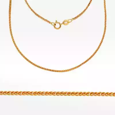 Łańcuszek ze złota 42cm lisi ogon pełny Biżuteria złota > Łańcuszki złote