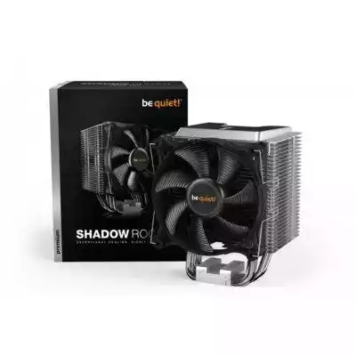 Shadow Rock 3 oferuje wyjątkową wydajność oraz bardzo cichą pracę. Idealny do zastosowania z wydajnymi procesorami,  w dobrej cenie. Imponująca wydajność chłodzenia aż do190 W TDP Pięć wydajnych niklowanych miedzianych ciepłowodów o grubości 6 mm z technologią HDT Dodatkowo wyciszany wenty