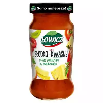 Łowicz Sos słodko-kwaśny 350 g Artykuły spożywcze > Sosy, oleje, ocet > Sosy i dressingi