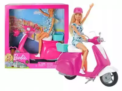 Barbie - Lalka ze Skuterem Dziecko i mama > Zabawki > Zabawki dla dziewczynek