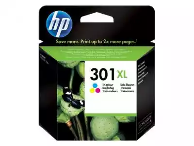 HP Tusz nr 301 Kolor XL CH564EE Podobne : HP Wkład drukujący Inkjet: czarny standardowy C6602A - 402738