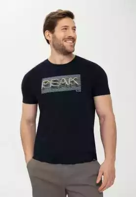 Męski t-shirt z napisem T-LINER mezczyzna