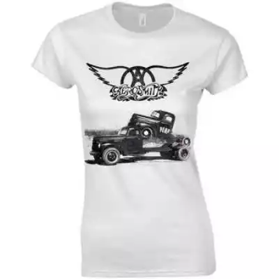 T-shirty z krótkim rękawem Lfr  Aerosmith - Pump  podkoszulek Girlie  Biały Dostępny w rozmiarach dla kobiet. EU XL.