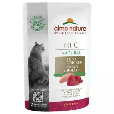 Almo Nature HFC Natural Plus,  saszetki  karma mokra dla kota