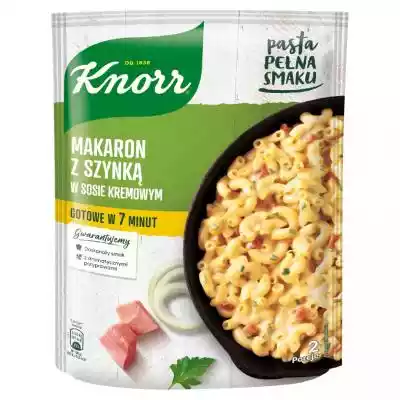 Knorr - Makaron z szynką w sosie kremowy Produkty spożywcze, przekąski > Dania, zupy > Dania z kaszą, ryżem, makaronem