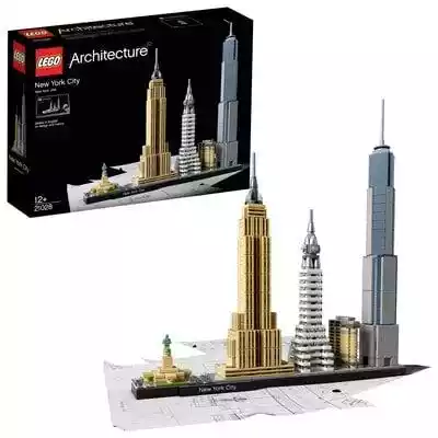 Ten szczegółowy model z klocków LEGO® jest hołdem dla architektonicznego bogactwa Nowego Jorku. W kolekcji LEGO Architecture Skyline znajdziesz modele,  które będą doskonale prezentować się w domu i biurze. Są przeznaczone dla wszystkich osób interesujących się podróżami,  architekturą jak