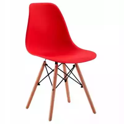 Krzesło Dsw Biurowe Nowoczesne Skandynaw Podobne : Skandynawskie krzesło kubełek z podłokietnikami niebieskie na naturalnych drewnianych nogach GRAPO - 160949