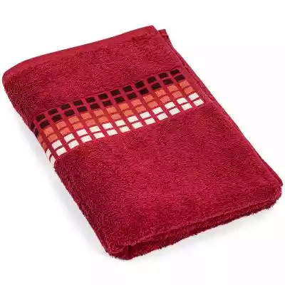 Ręcznik kąpielowy Darwin bordowy, 70 x 1 Tekstylia domowe/Tekstylia łazienkowe/Ręczniki kąpielowe