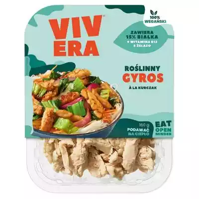 Vivera Roślinny gyros à la kurczak 160 g Artykuły spożywcze > Zdrowa żywność > Produkty wegetariańskie