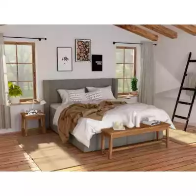 Łóżko Vintage Hilding kontynentalne 95 c Podobne : Łóżko kontynentalne 160x200 welur szare DORMIS - 160927