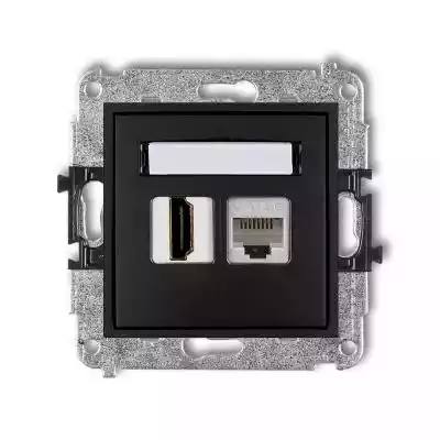Gniazdo HDMI Karlik Mini 12MGHK pojedync Podobne : Gniazdo USB-AA Karlik Mini 7MGUSB-6 podwójne 3.0 srebrny metalik - 884102
