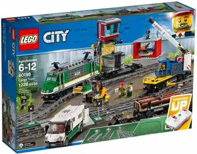 LEGO Klocki City 60198 Pociąg towarowy Podobne : LEGO - City Demolka na motocyklu kaskaderskim 60297 - 66692
