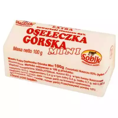 Sobik Masło ekstra osełeczka górska mini Podobne : GÓRSKA - ziołowa mieszanka, 250g - 94250