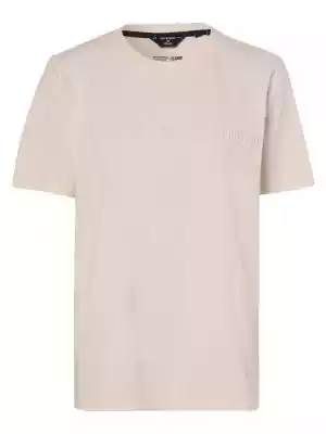 T-shirt marki Superdry,  ozdobiony z przodu naszywką z logo w tym samym odcieniu,  idealnie nadaje się do monochromatycznych stylizacji.