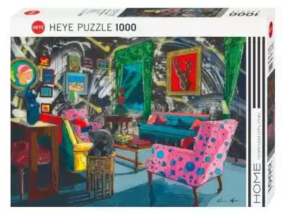 Heye Puzzle 1000 elementów  Pokój z jele Gry i puzzle/Puzzle/Tradycyjne