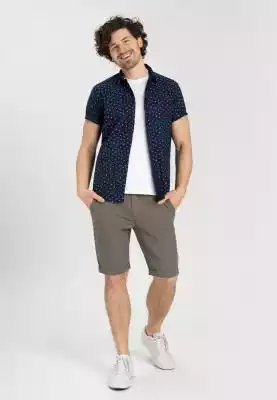 Koszula z krótkim rękawem slimowana, w d Podobne : Granatowa koszula męska, krój Regular Fit, K-TODRO plus size - 27315
